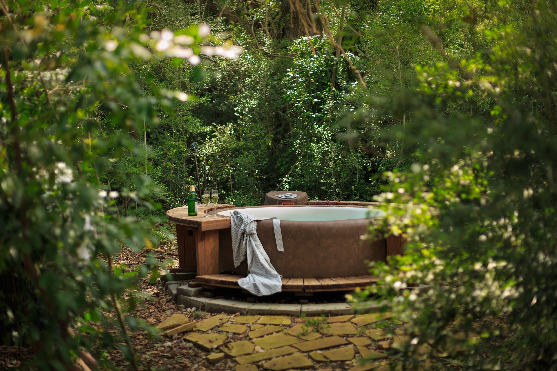 The Woods Cabins — the water at Eureka Springs